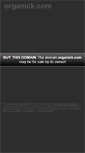 Mobile Screenshot of organick.com